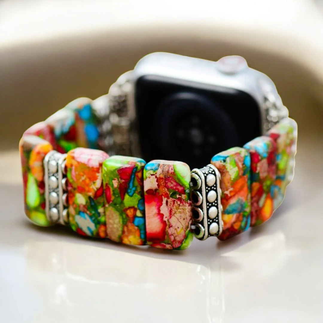 Chic Flower stone beads 8mm